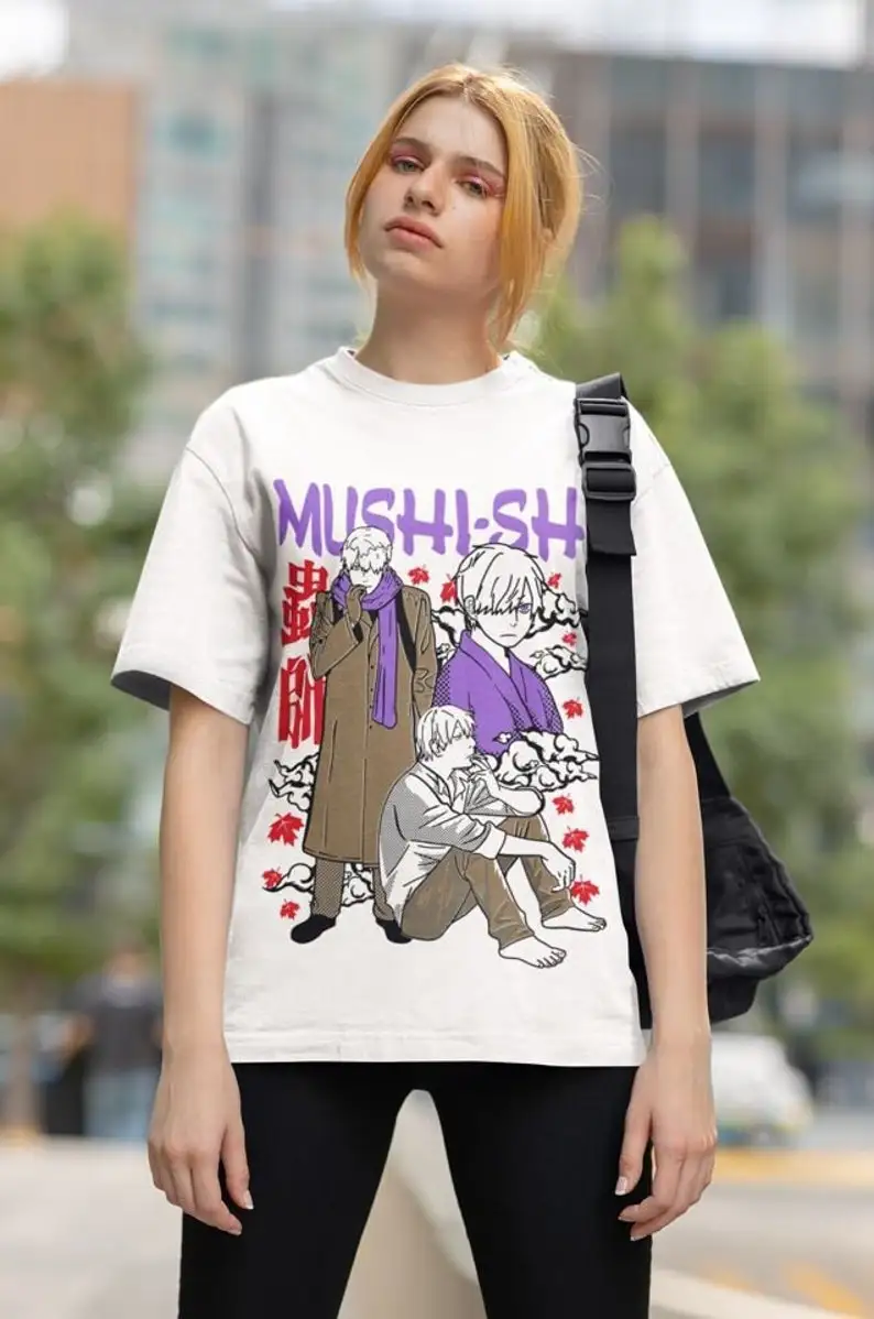 

Ginko Mushishi Anime T-Shirt, Ginko manga Shirt