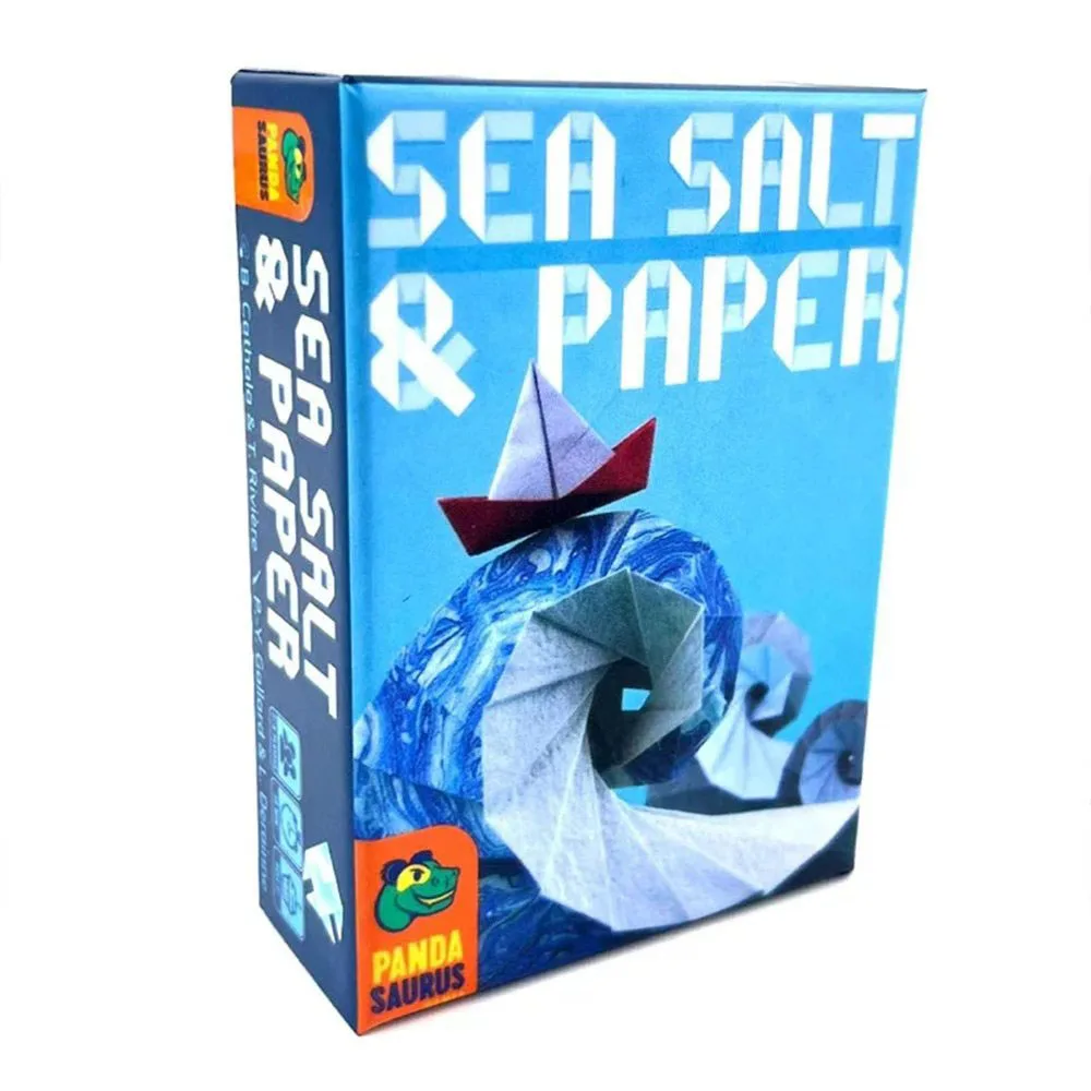 

Sea Salt and Paper English Board Game And EXTRA SAL | Card Game | Ages 8+ | 2-4 Players | 15-30 Minutes Playing Time