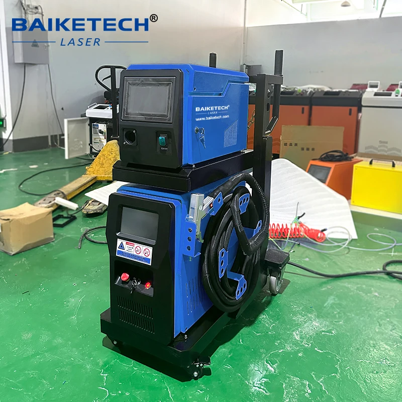 TH-FHW800L  Air cooled Trailer type Portable Laser Welding Machine 4 in 1 Hand Held Laser Welding Machine Dual Pendulum Function