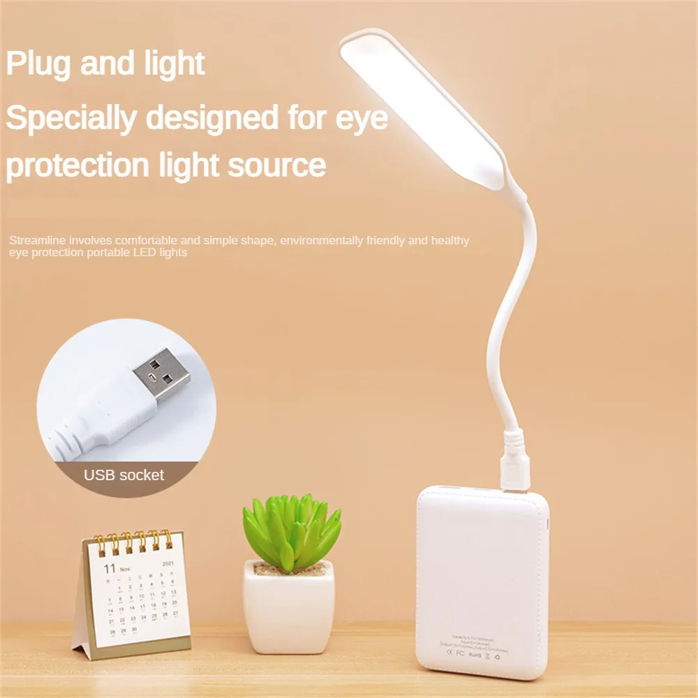 1PCS Mobile Mini Night Light Suitable For Multiple Scenarios Soft Eye Protection Ease Of Operation Silicone Hose Led Emitting