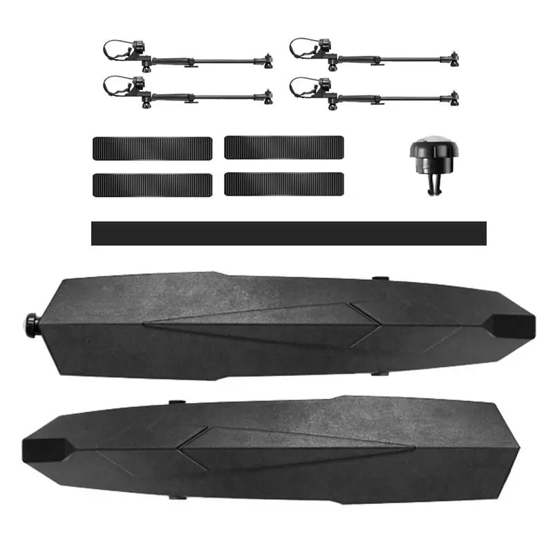 

Road Cycle Guard Adjustable Cycle Wheel Protection Quick Release Attachment Front And Rear Mudguards Thickened Tire Protection