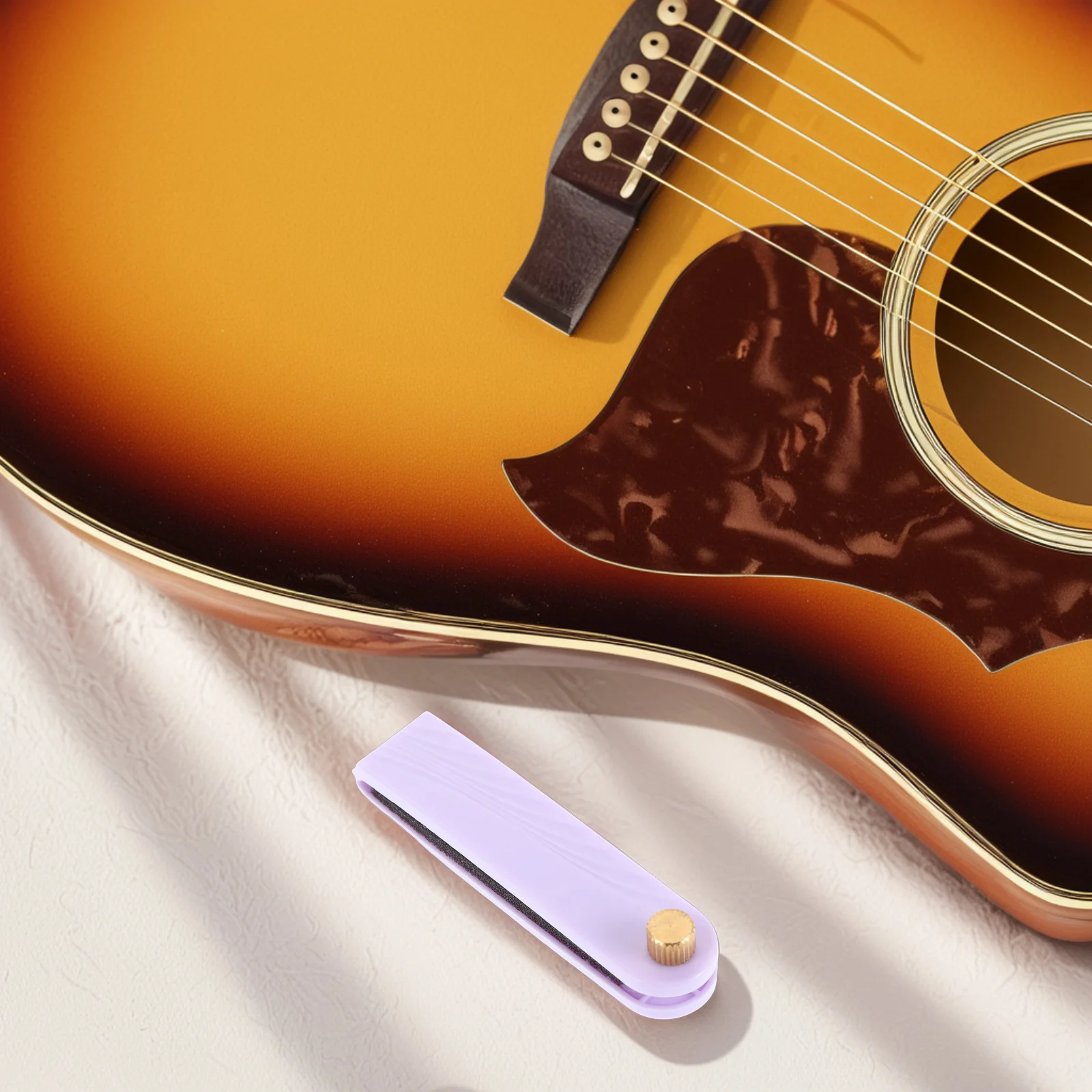 

Guitar Mute Pad Noise Reducer for Acoustic Electric Guitar Female Musician Practice Accessory String Dampener Musical Instrument