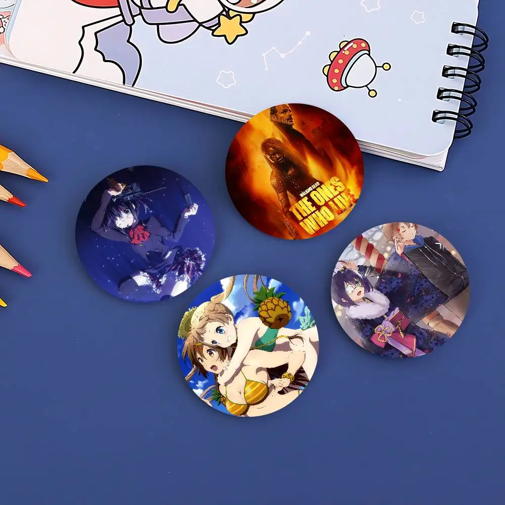 MOive D-Doctor غريب لينة زر دبوس مشرق مطبوعة أيقونة هدية للأصدقاء شارة طوق بروش التلبيب دبوس معدني #3