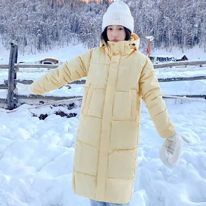 معاطف باركاس كبيرة الحجم للنساء مع قلنسوة وسحاب متين وأكمام طويلة فضفاضة وسميكة غير رسمية لخريف وشتاء 2025