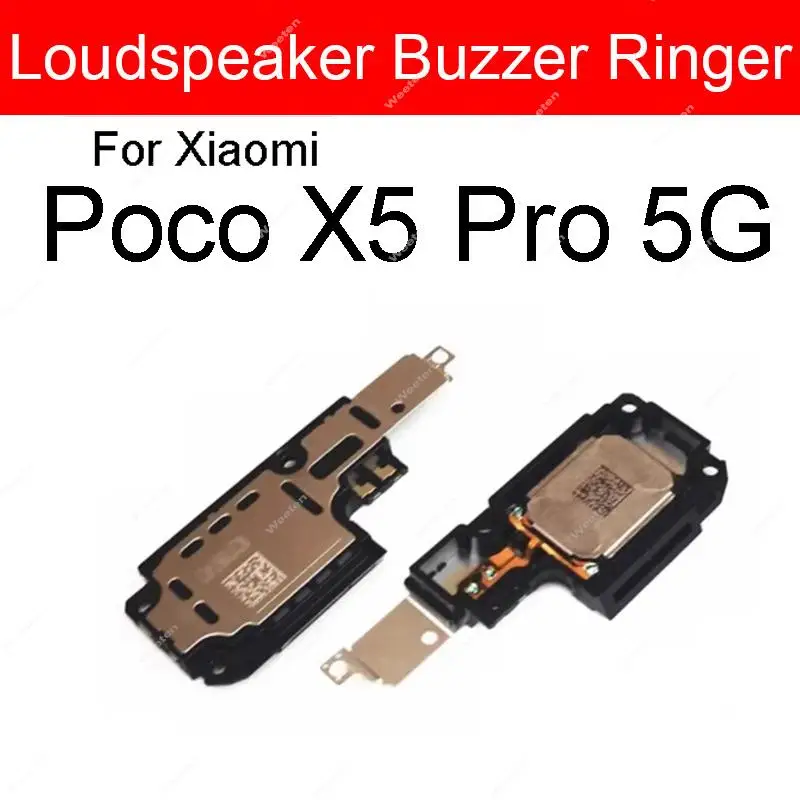 Loudspeaker Sound For Xiaomi Poco C31 C40 C50 C51 C55 X5 F5 M5 M5S M4 Pro 4G 5G Loud Speaker Buzzer Ringer Flex Repair Parts