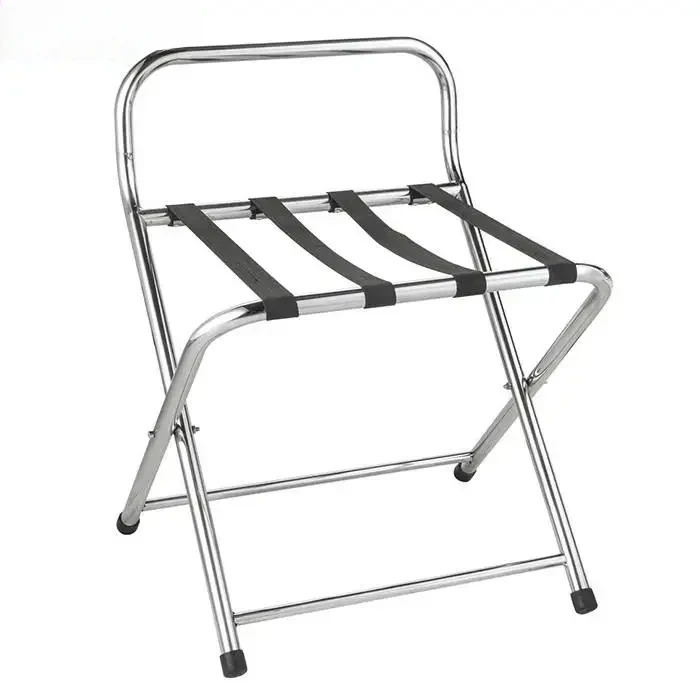 Steel Universal Luggage Rack With Handle Hot Sell Hotel And Restaurant Stainless