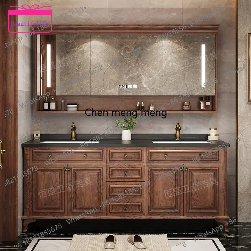 YL American Storage Bathroom Cabinet Kitchen Decorations Skincare Trendy Cupboard Vanity Kitchen Makeup Archivadores Furniture