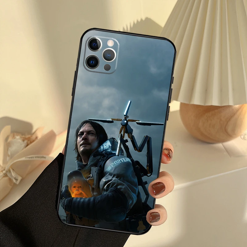 لعبة الموت تجديل حالة الهاتف آيفون 13 16 15 11 12 14 17 برو ماكس 12 ميني 15 16 زائد 16e 17 غطاء الهواء فوندا #5