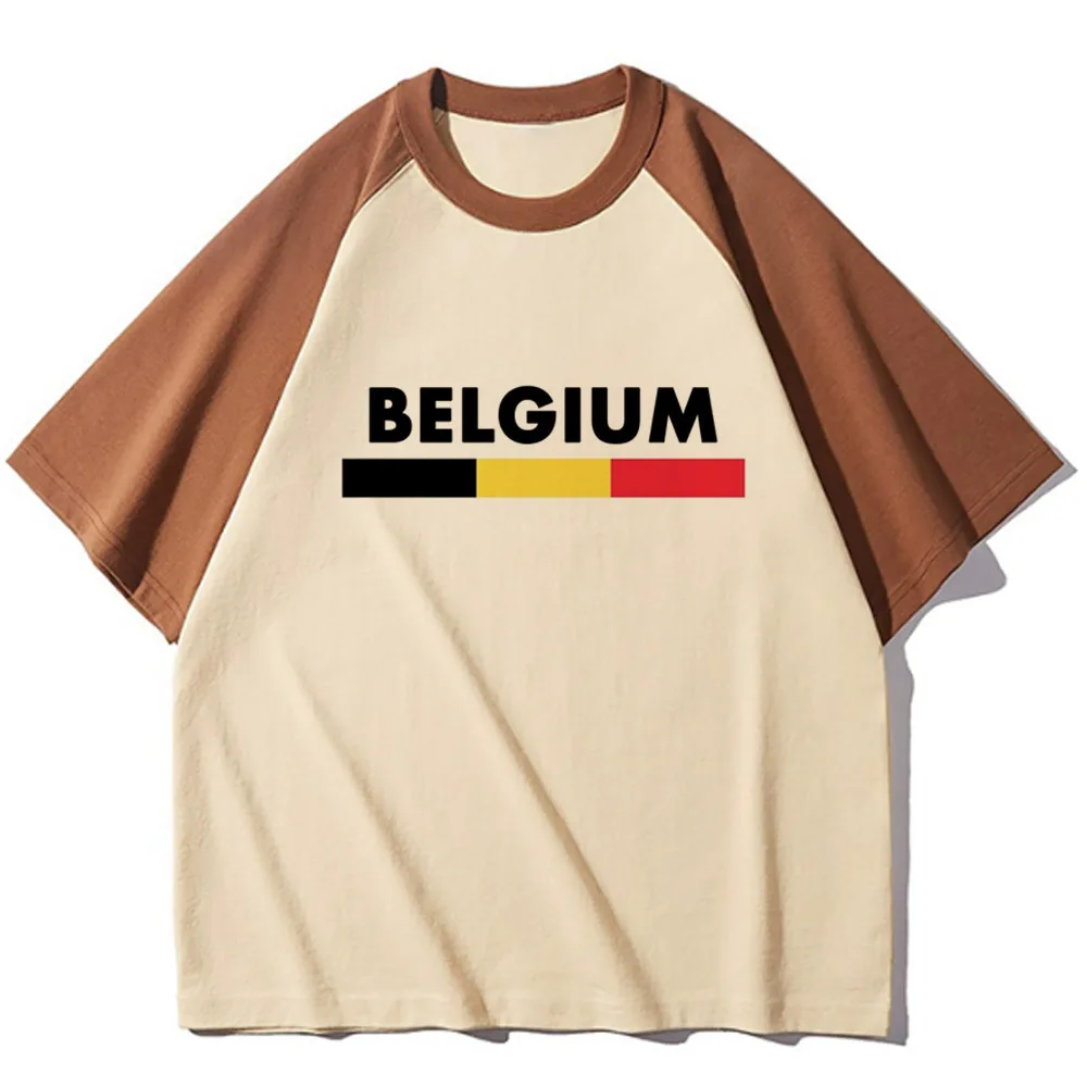 Belgium tshirt women active wear tshirt female streetwear clothing