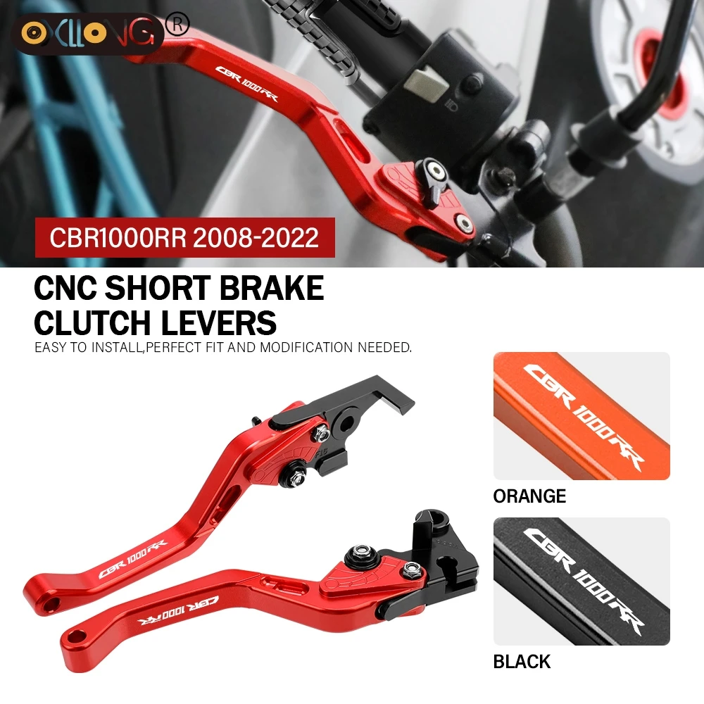 

CNC Aluminum Motorcycle Short Brake Clutch Levers Accessories Parts For HONDA CBR1000RR 2008-2022 2021 2020 CBR 1000RR