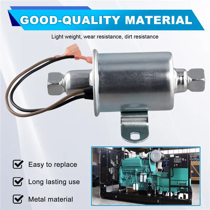 A047N911 12V Low Pressure Fuel Pump For Onan Cummins Generators 149-2646-A28K 2