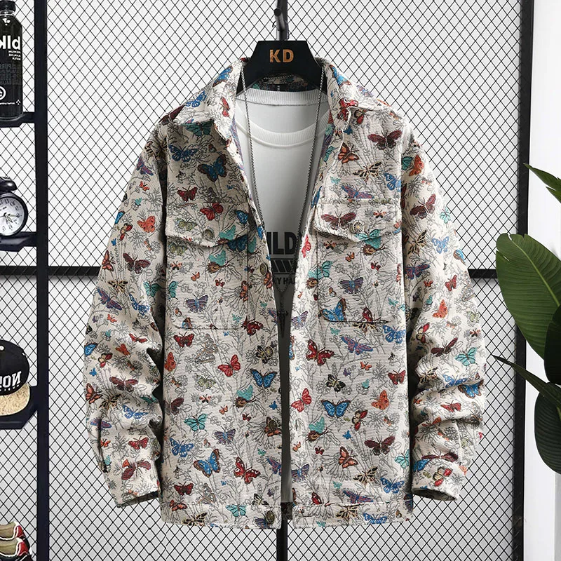 

2025 autumn new style Men's Classic Fashion Long Sleeve Shirt spring Men Casual Plush High Quality Patterned shirts male M-4XL