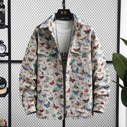 2025 autumn new style Men's Classic Fashion Long Sleeve Shirt spring Men Casual Plush High Quality Patterned shirts male M-4XL