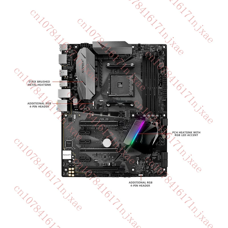 

Материнская плата для ASUS ROG Strix B350-F Gaming B350, поддержка AMD AM4 DDR4, 64 ГБ HDMI.