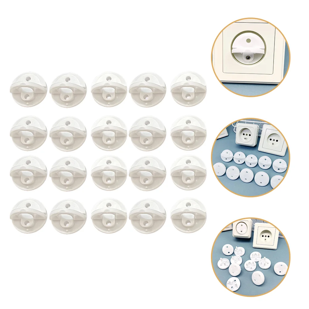 30 Pcs Socket Protection Cover Baby Proof Plug Covers Electrical Protector Childproof Plastic Outlet Power Safety