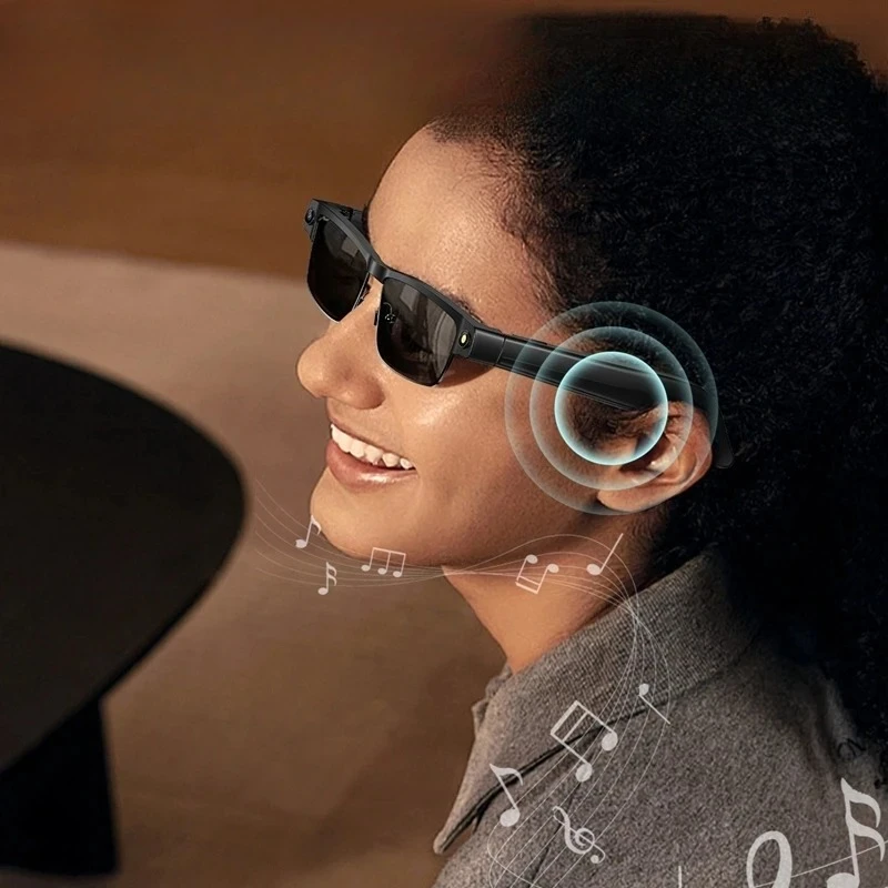 200W AI Smart Camera Glasses 200MP Bluetooth Glasses Call Playing Music Object Recognition AI Translation Multifunction