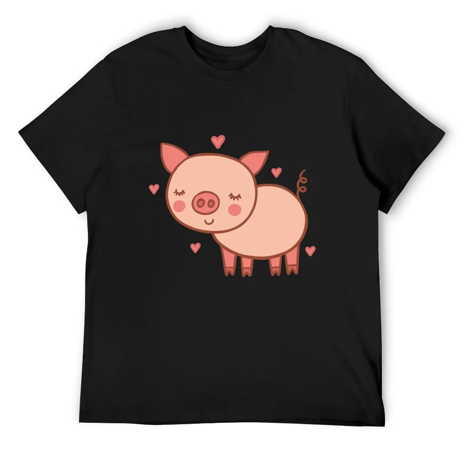 

Piggy Peppa Character T-Shirt summer clothes essential t shirt summer shirt shirts graphic mens white t shirts