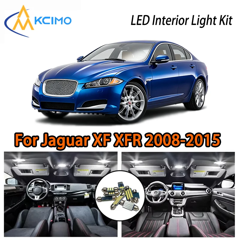 

Super Bright LED Interior Lights For Jaguar XF XFR 2008-2015, Easy Install Car Atmosphere Lamp Kit