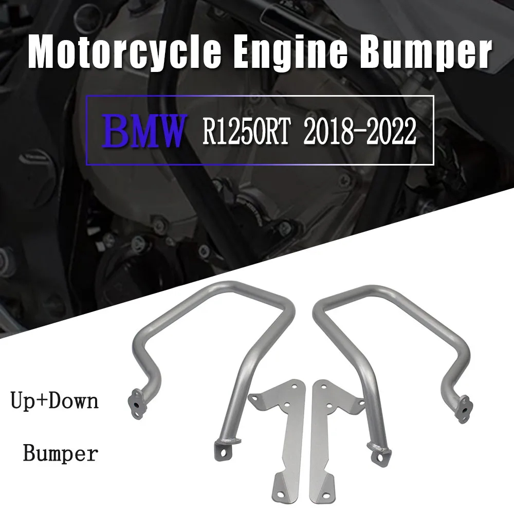 

For BMW R1250RT R1250 RT R 1250 RT 2018-2022 Highway Front&Rear Engine Guard Side Saddlebag Crash Bars Bumper Protector