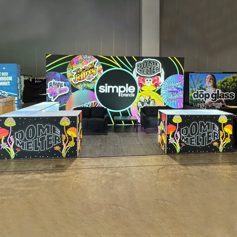 Tradeshow Booth Display Aluminium Backlit Modular Exhibition Booth Design Expo Display