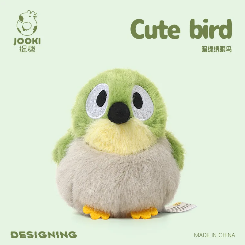 Nieuwe Jooki Leuke Vogel Serie Knuffels Tas Hanger Ornament Pluche Pop Werk Metgezel Kleine Dierenpop Trendy Collectie Geschenken