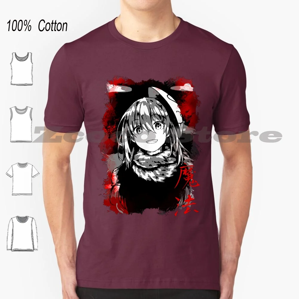 Tensura-Rimuru Tempest T-Shirt 100% Cotton Men Women Personalized Pattern Anime Manga Slime Tensura That Time I Got As A Slime