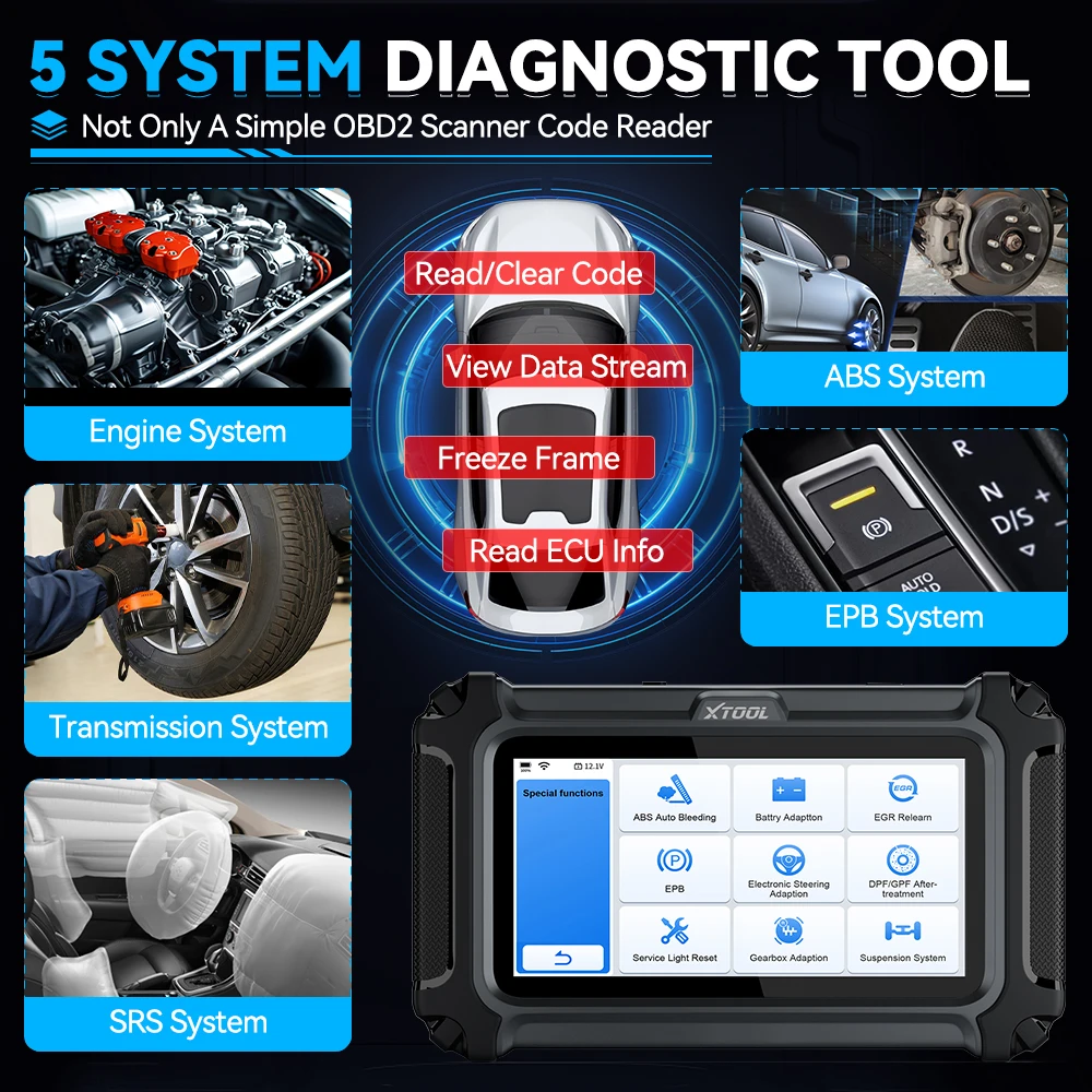 Escáner OBD2 D5S de 12V con Ac - Obd2 Scanner reseña y precio
