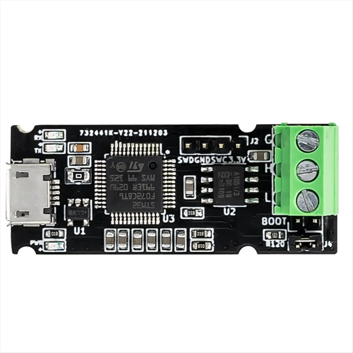 SWXF  CANable USB to CAN Adapter CAN Debugger with STM32F072C8T6 Processors for 3D Printer Accessories CANable Pro