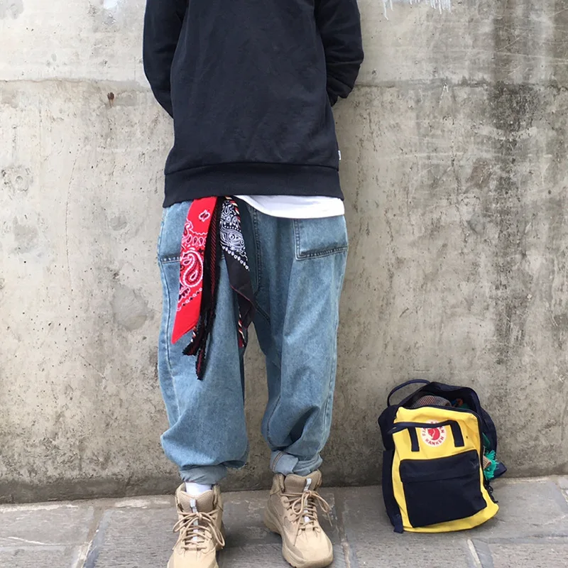 Neue Hip Hop Taille Hosen Kette Hosen Schlüsselanhänger mit Taschentuch Charme Tasche Anhänger Hip Hop Schlüsselanhänger trendige Rucksack Anhänger – Detail 3