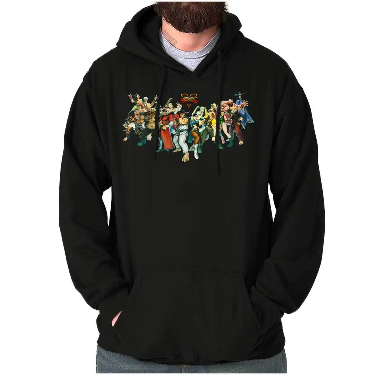 

Retro Video Game Characters Hoodie Hooded Sweatshirt Men Women