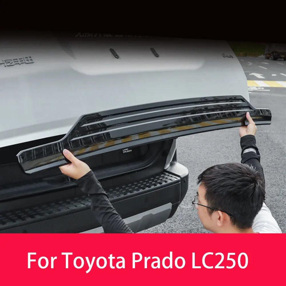 

For Toyota Land Cruiser 250 24-25 Prado LC250 ABS tailgate trim strip trunk protection panel sticker decorative accessories