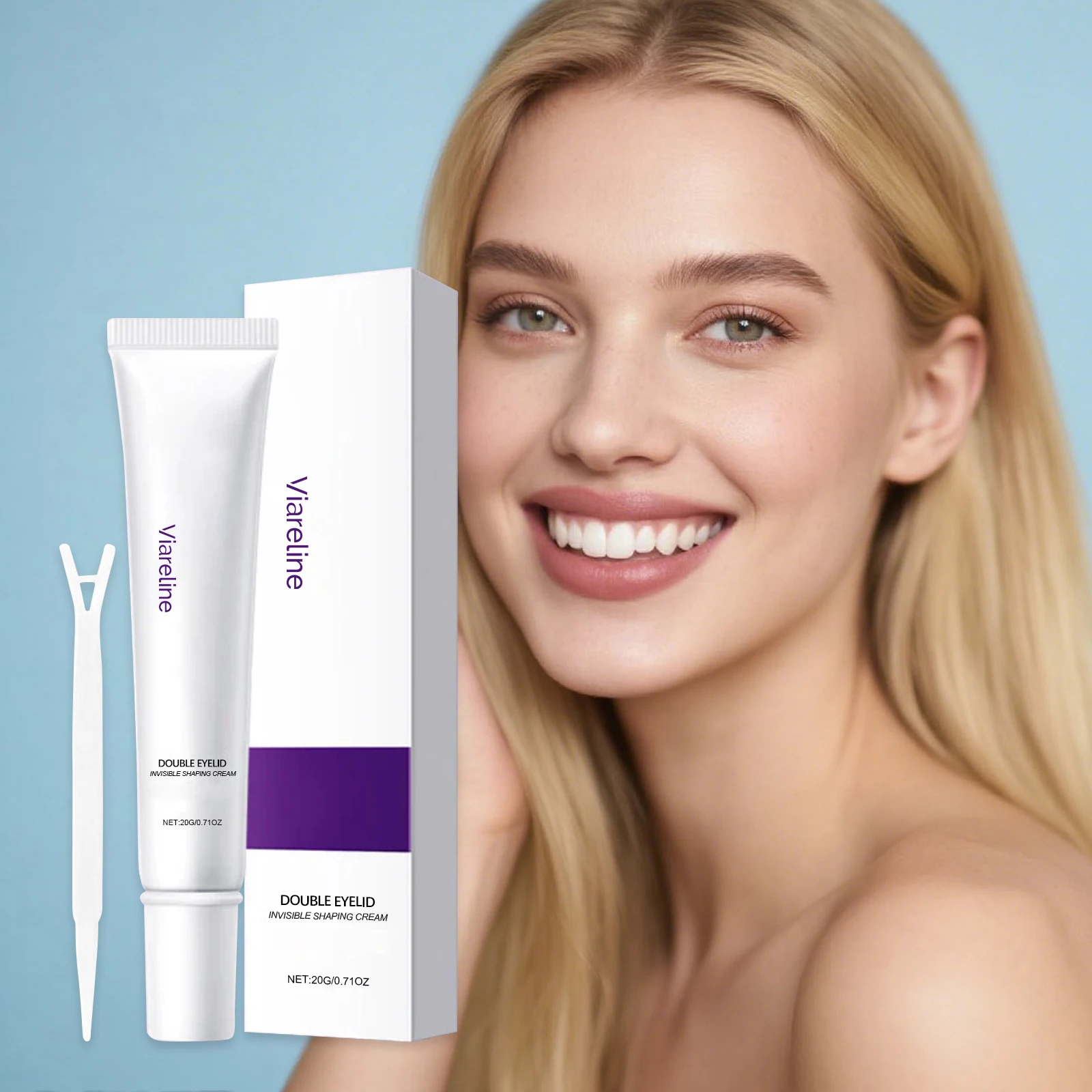 目に見えない二重まぶたクリーム - 自然な印象で目を大きく見せる、長持ちする固定スタイラー |   メイクアップツール