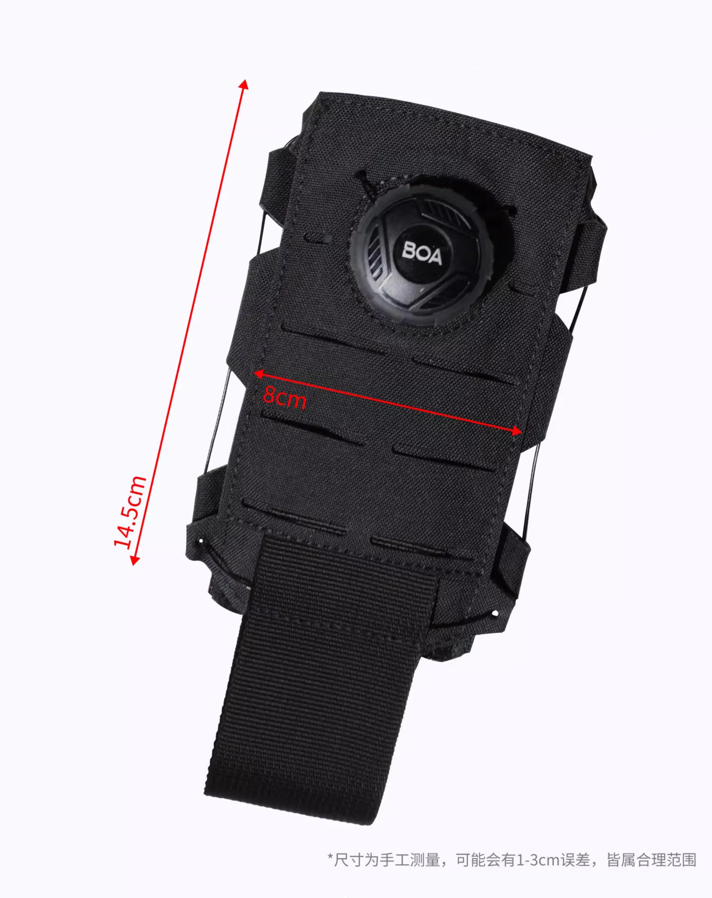 Outdoor Taktischer verstellbarer Knopf Erweiterbarer Flaschenhalter Molle Wasserflaschentasche – Detail 1