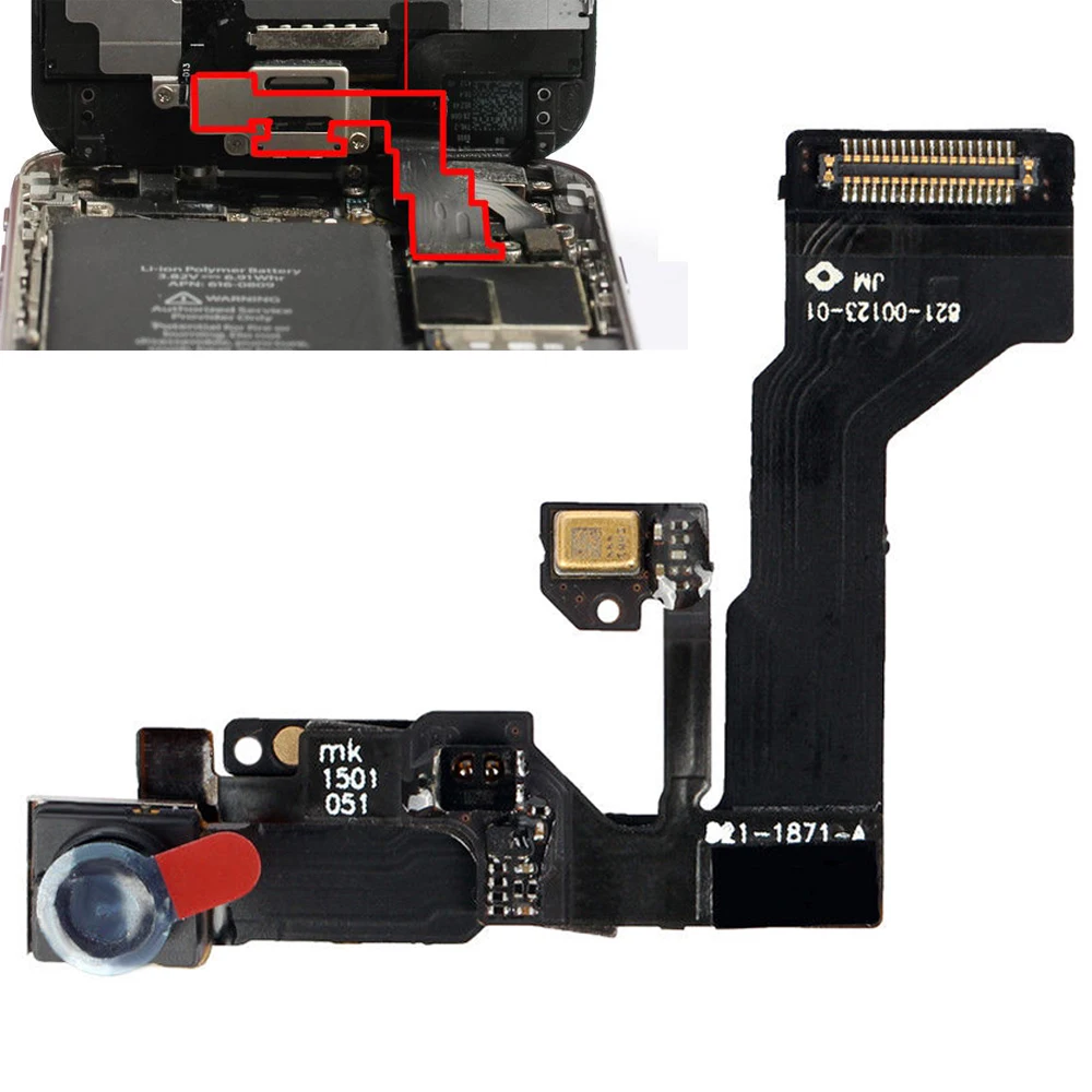 Small Front Camera For iPhone 6 6s 7 8 Plus X XR XS Max Proximity Sensor Face Front Camera Flex Cable Phone Repair Parts