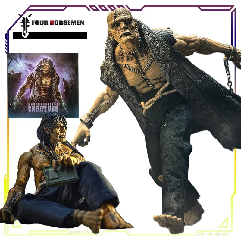 

Four Horsemen Studios Original Figura Obscura Series FRANKENSTEIN Anime Action Figure Model Toys Collectible Model for Boys