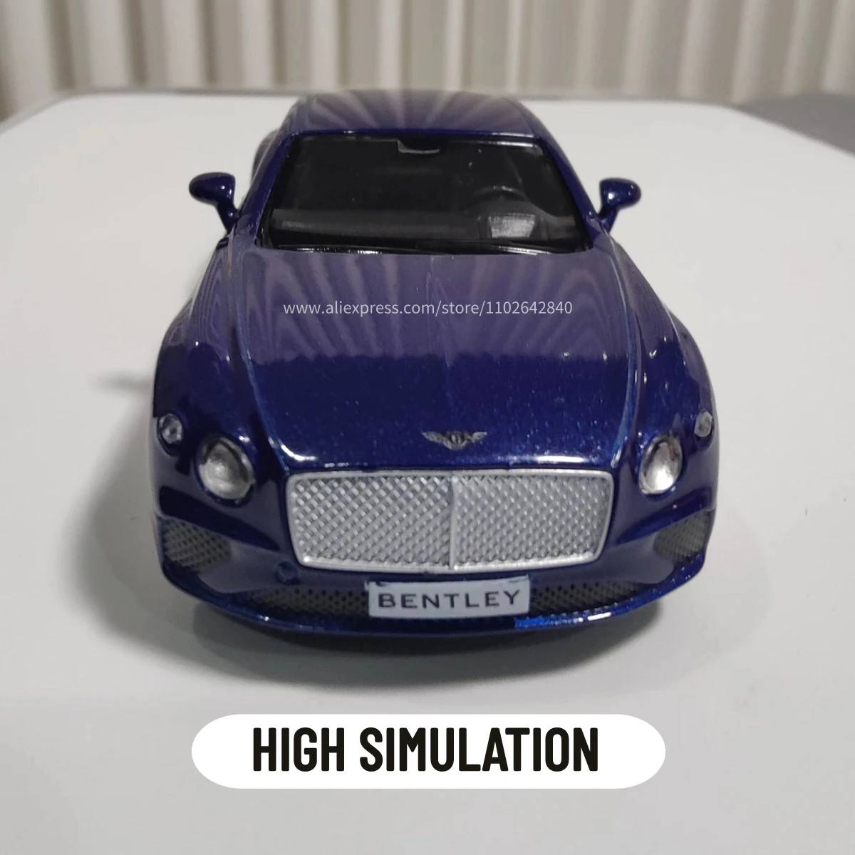 Bentley Continental GT Replica 1:36 Scale Car Model Metal Diecast Vehicle Miniature Art Figure Home Office Decorative Ornament