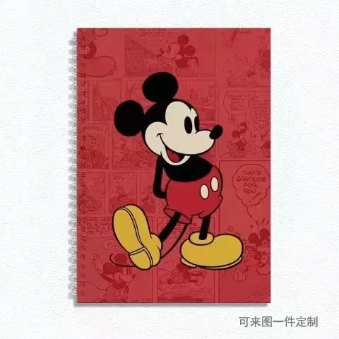 30 pagina's Disney Mickey en Minnie beperkt prentenboek verdikt notitieboekje kantoor schoolbenodigdheden schetsboek blanco schetsboek