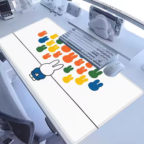 Cartoon M-Miffys Mouse Pad Large Desk Mat Keyboard Ergonomic Office Rubber Game PC Non-slip Anti-fray Home Custom Best Price