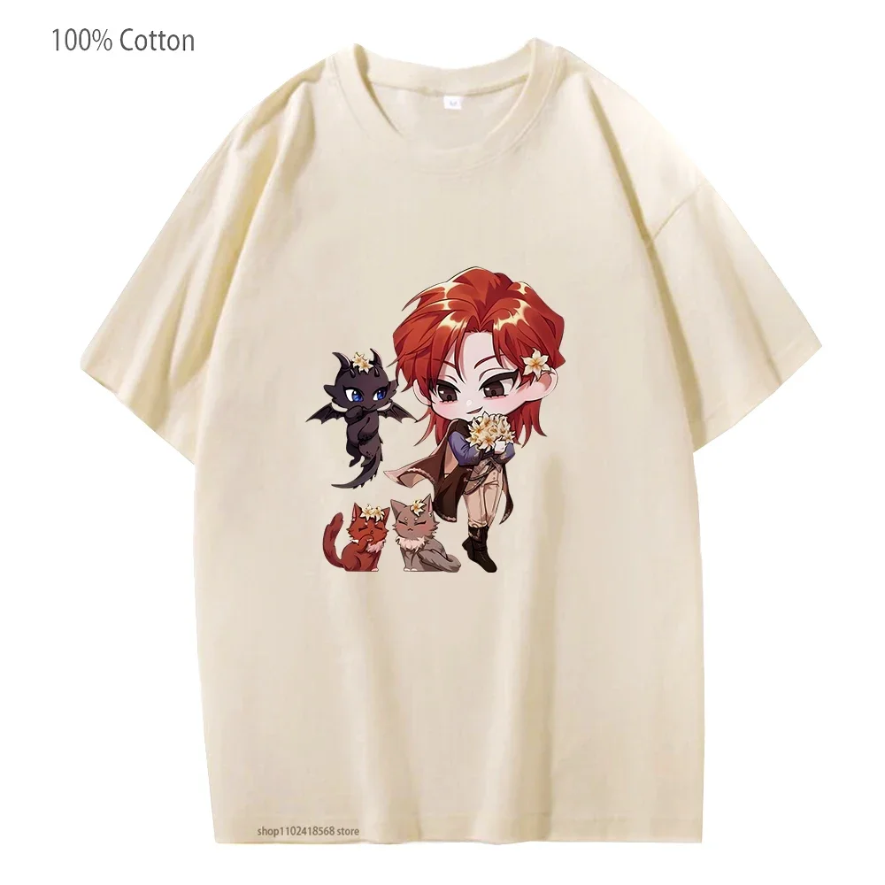 

Trash of The Counts Family T-Shirts Women Anime Cartoon Cats Graphic Tshirt Manga Summer 100% Cotton Tops Men Fashion Clothing