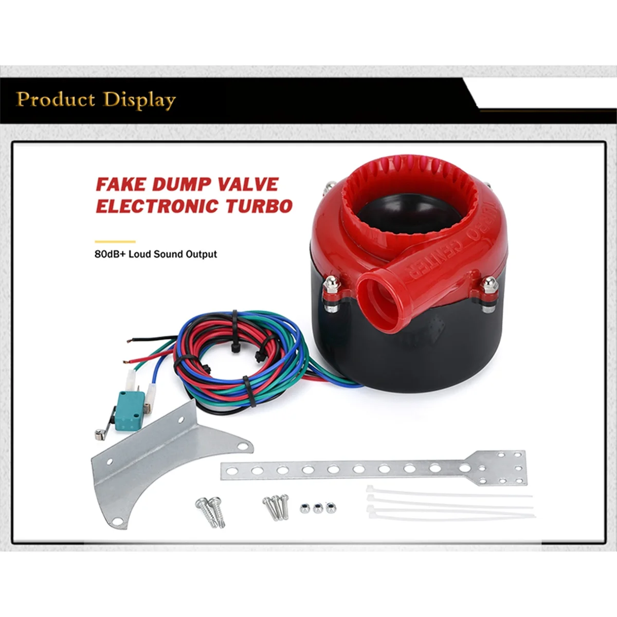 Simulador de válvula de alivio de presión de turbina electrónica de coche, 12V, simula la válvula de descarga, turbina electrónica