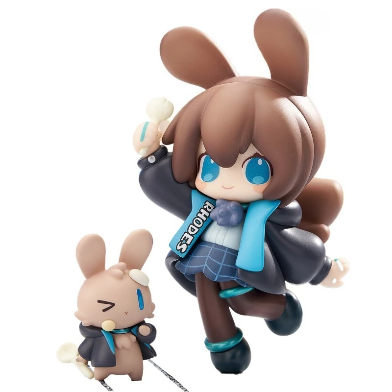 

11cm Anime Game Arknights Cuties Series Amiya Doctor Kawaii Cosplay PVC Cartoon Mini Pendant Toy Figures Fans Collection Gifts