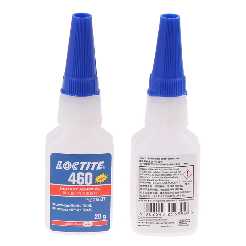 Super Colle Loctite 460 495 Adhésive, 20g, Type de Colle de Réparation Instantanée, Auto-Adhésive