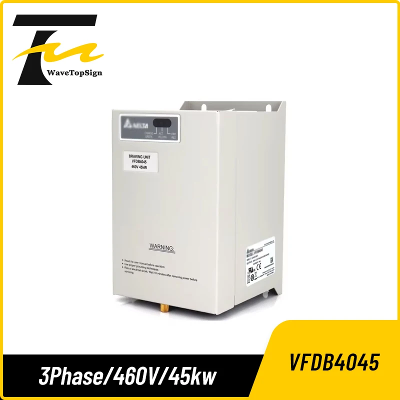 WaveTopSign Delta Inverter VFDB Braking Units VFD 45KW 3Phase 380V VFDB4045