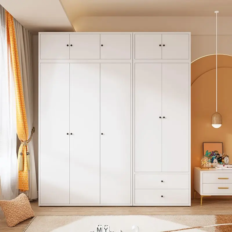

Steel wardrobe household bedroom children formaldehyde-free with drawers modern simple small apartment rental room metal wardrob