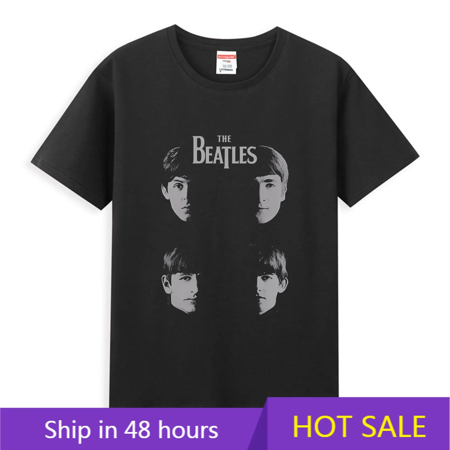 

2025 Men Shadow Faces T Shirt Casual The Beatle T-shirt Graphic Oversized Sports Tops Breathable Comfortable Streetwear S-3XL