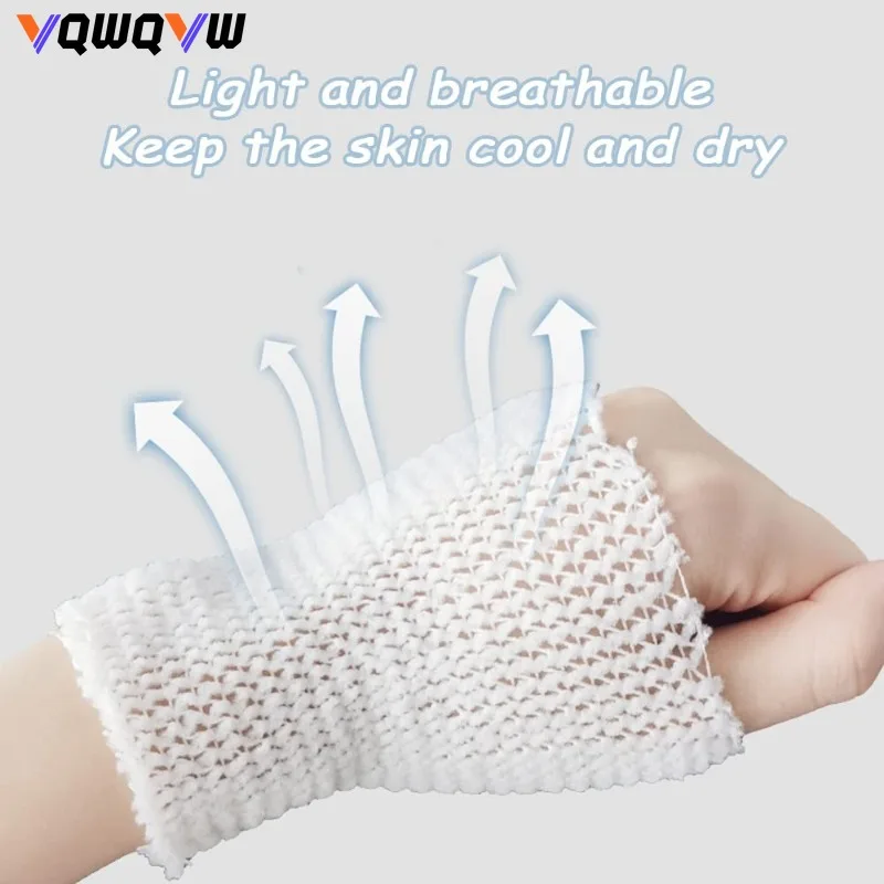 1Roll  Net Tubular Bandage Elastic Mesh Wound Dressing Tubing Gauze Breathable Bandage Fix Net Bandage Retainer Stretch Tube