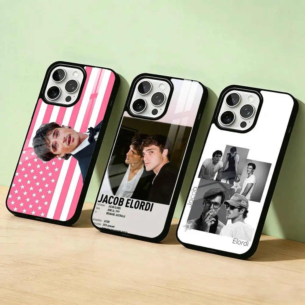 

AAA Actor J-Jacob Elordi Phone Case For iPhone 17,16,15,14,13,12,11,Pro Max,Plus Candy Silver Cover