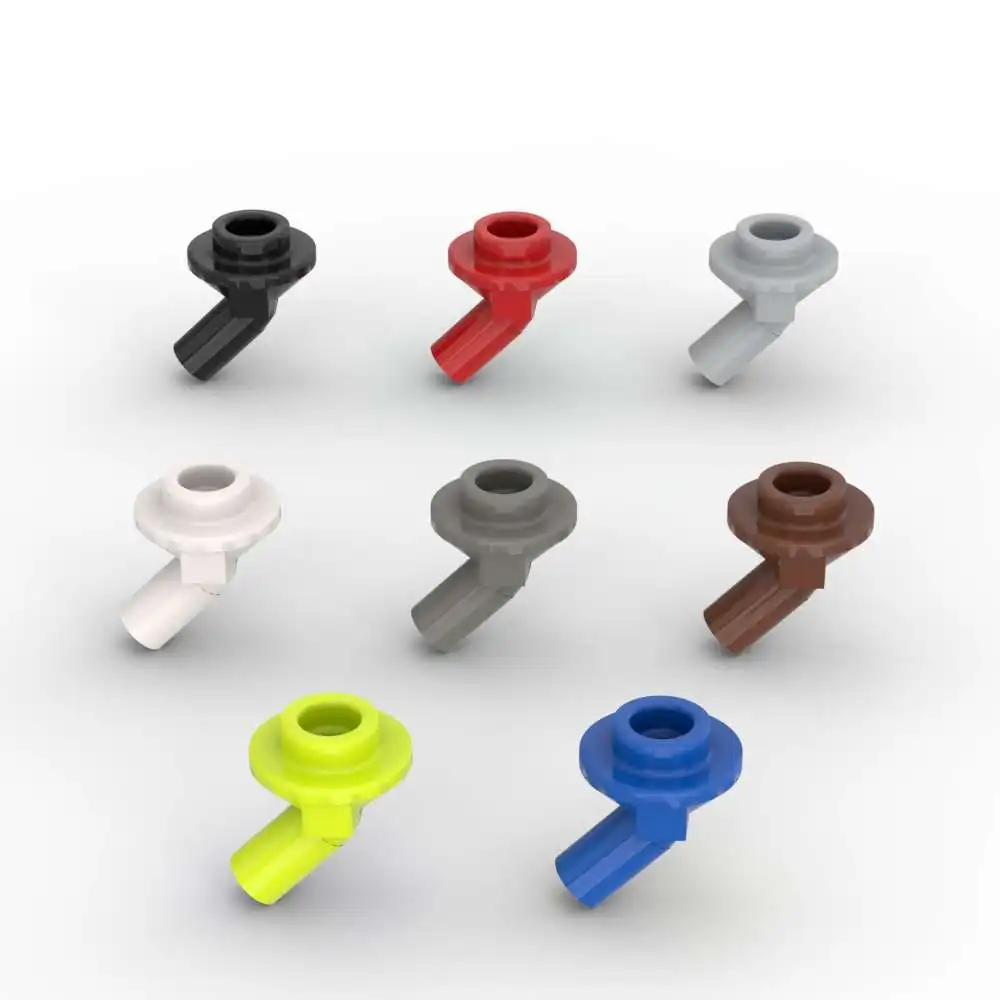 

MOC 10PCS Angled Hollow Stud Building Blocks With 65578 Bar 1L Kit Compatible Part Bricks Particle Toys Children Birthday Gifts