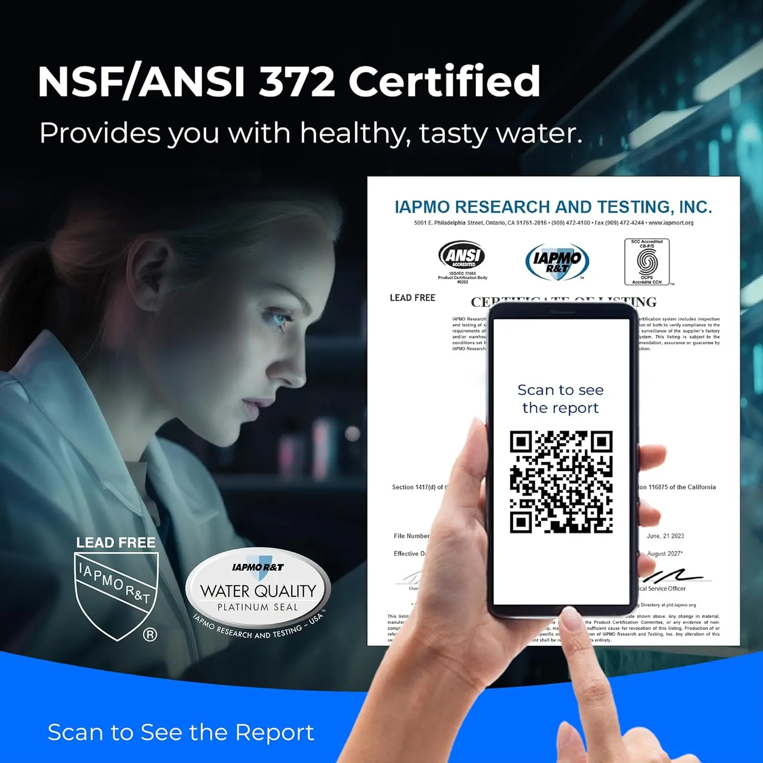 Waterdrop WD-A1-CF フィルター、WD-A1 カウンタートップ逆浸透温水および冷水ディスペンサーの交換用、6 か月の寿命