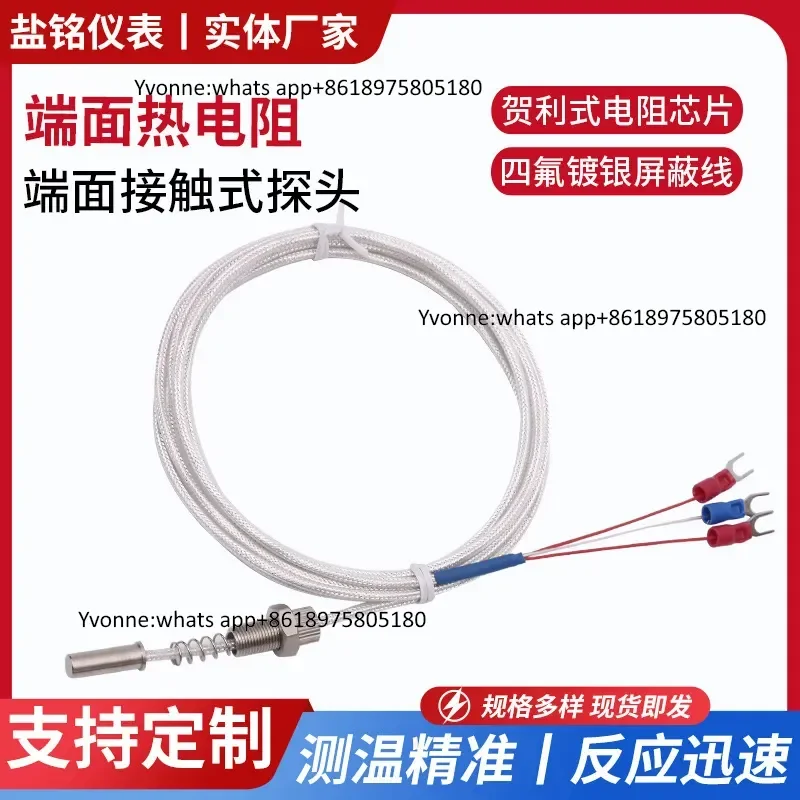 End face thermal resistance WZPM-201 bearing temperature probe Threaded thermal resistance bearing pt100 temperature sensor